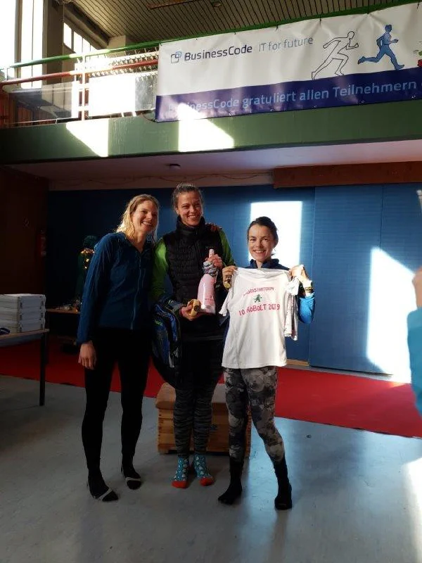 KoBoLT Siegerehrung - Teilnehmer beim Zieleinlauf