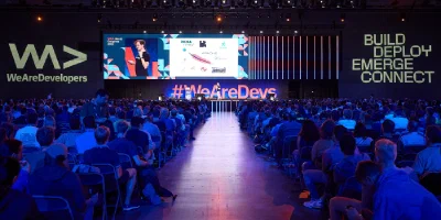 Alexander Goth auf der WeAreDevelopers Konferenz in Berlin