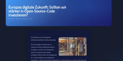 Von WordPress zu Hugo: Wie BusinessCode seine Website komplett neu gedacht hat