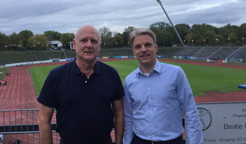 Jürgen Baró (Vorsitzender SSF Bonn) und Martin Schulze (Geschäftsführer BusinessCode)