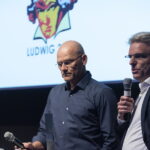 Holger Schwan und Martin Schulze bei der Ludwig Preisverleihung (Foto Jo Hempel)