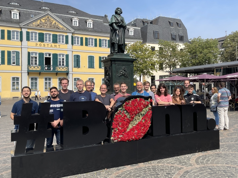 Ein Teil des BusinessCode-Teams beim Meeting in Bonn im Jahr 2022