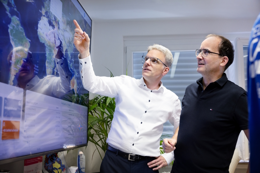 Die BusinessCode CEOs Martin Schulze und Martin Bernemann